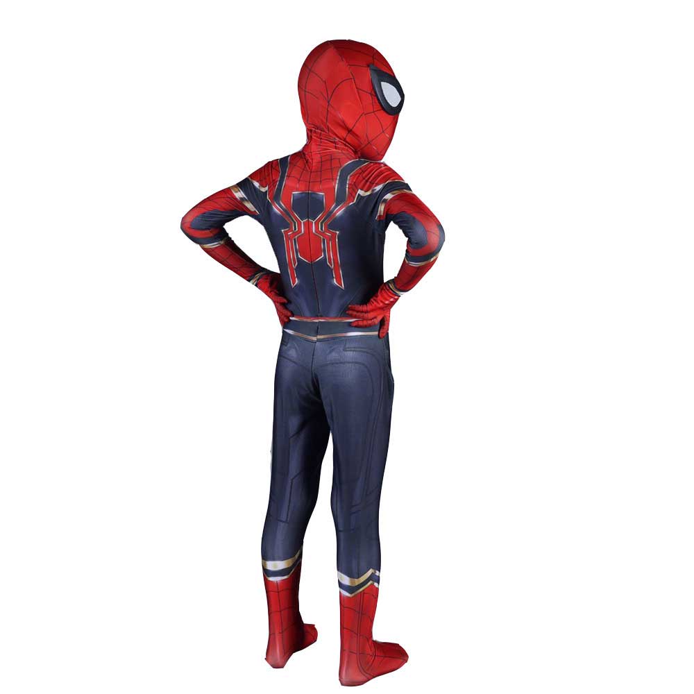 Spiderman Peter Parker Sumpsuit Cosplay Costume Avengers: Infinity War