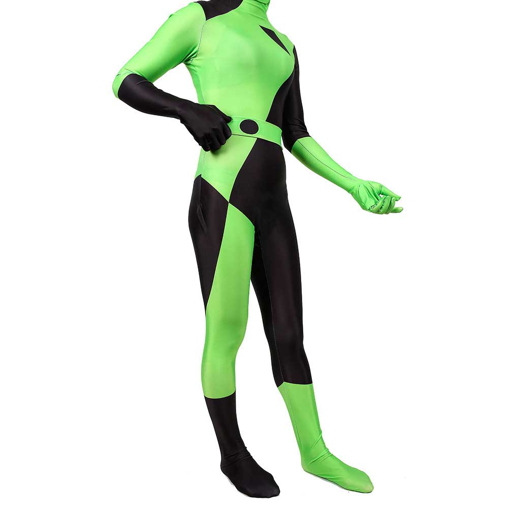 disney kim posible animado Serie Themally Cosplay Disfraz Kids BodySuit