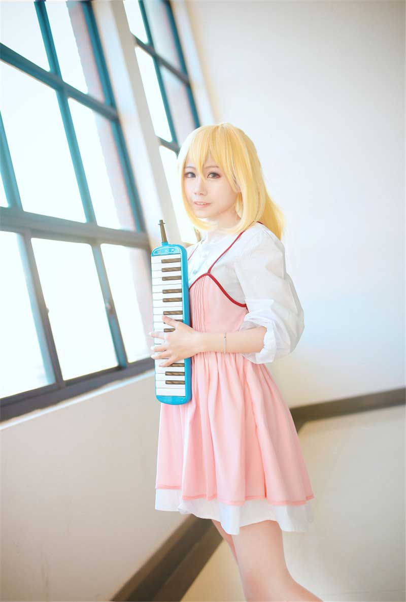 su mentira en abril cosplay shigatsu wa kimi no uso kaori miyazono primer episodio