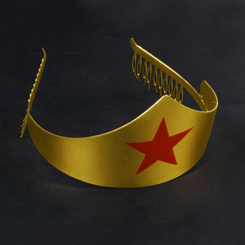 Gold Wonder Woman Diana Prince DeeDeband Crown Accesorios