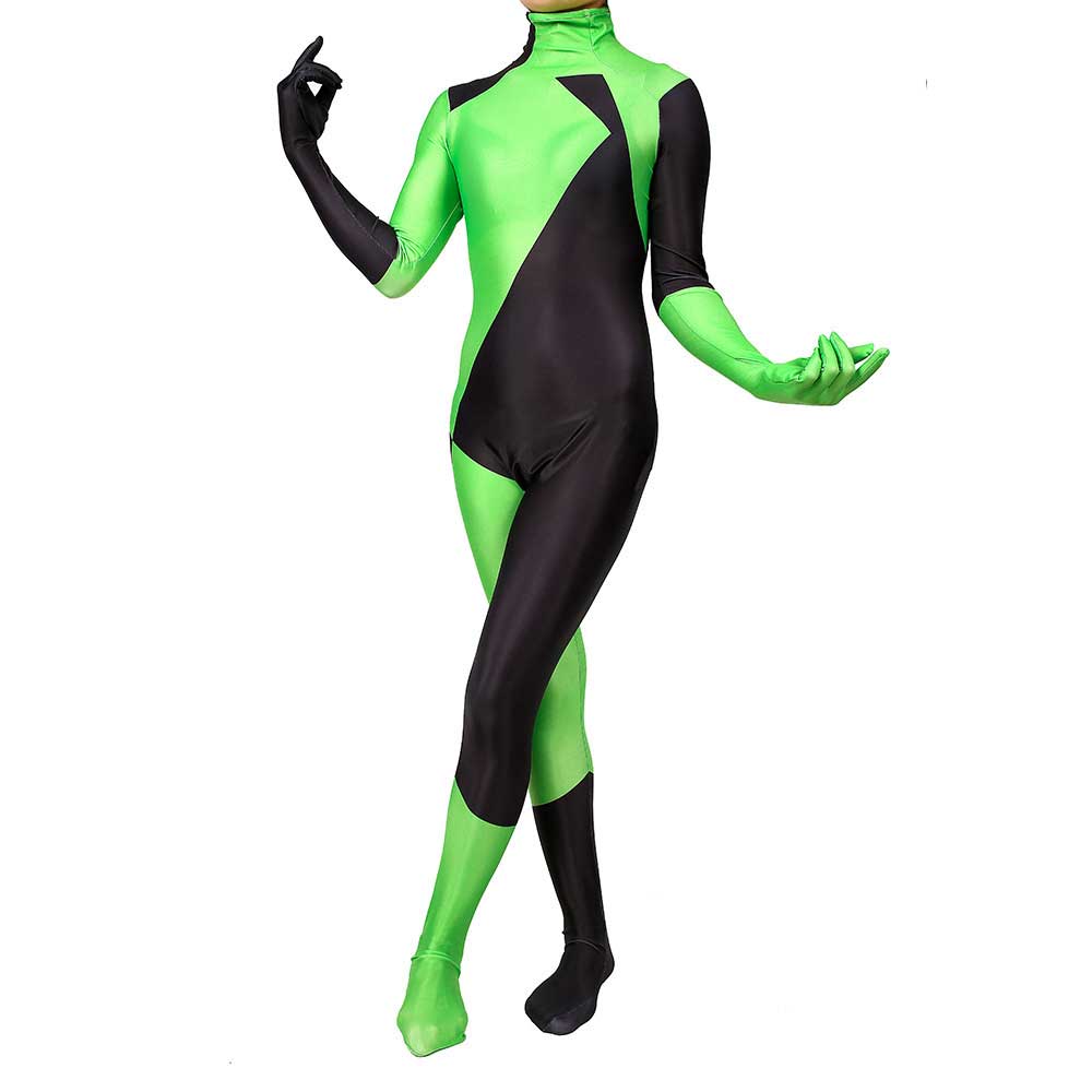 Disney Kim Possible Serie Animated Cosplay Cosplay Kids BodySuit