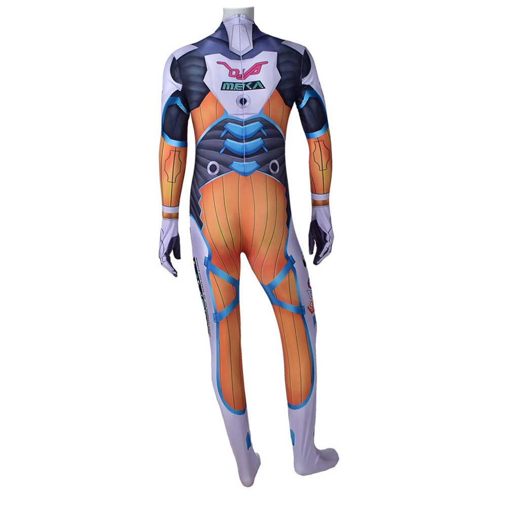 Juego Overwatch D.Va Blueberry Cosplay Disfraz OW Zentai Body Sumpsuit